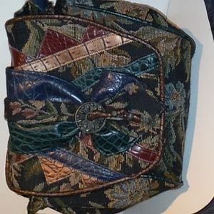 Vintage Tapestry Carpet Purse Shoulder Bag
